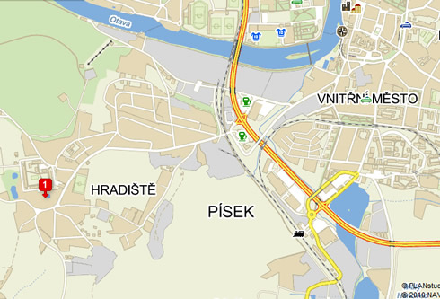 Umístění projekční kanceláře